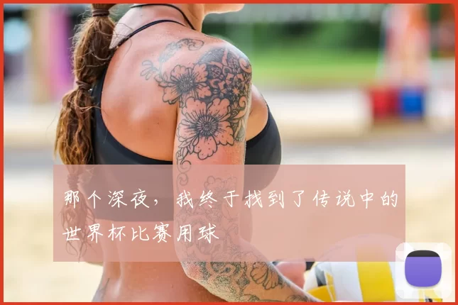 那个深夜,我终于找到了传说中的世界杯比赛用球
