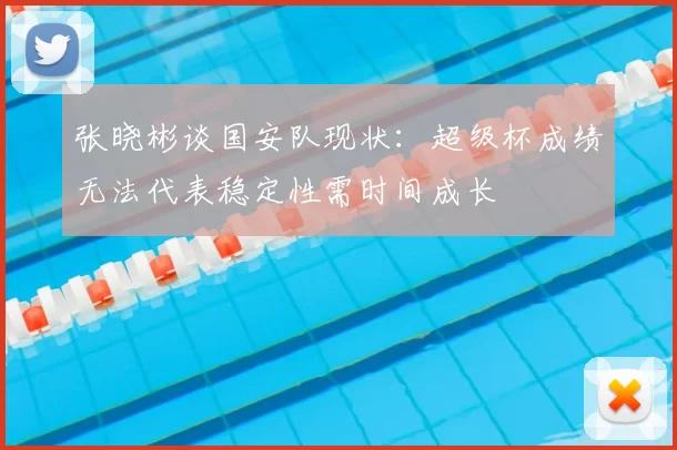 张晓彬谈国安队现状:超级杯成绩无法代表稳定性需时间成长