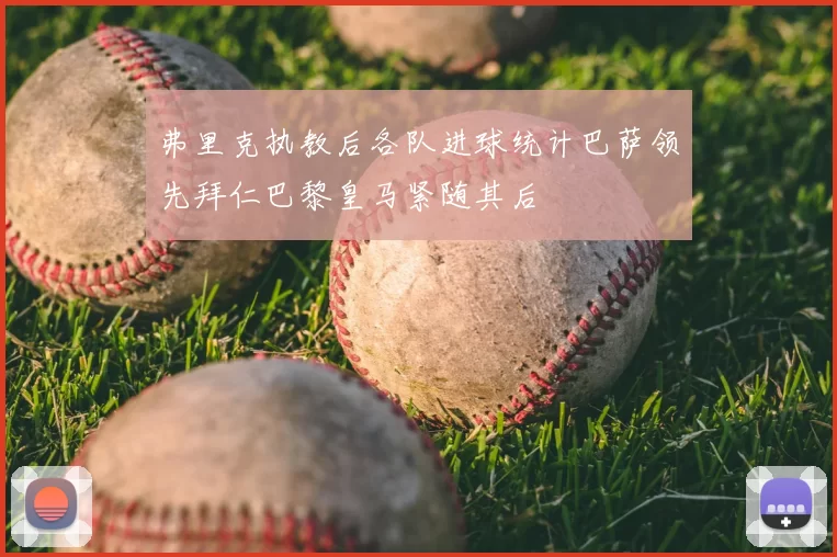 弗里克执教后各队进球统计巴萨领先拜仁巴黎皇马紧随其后