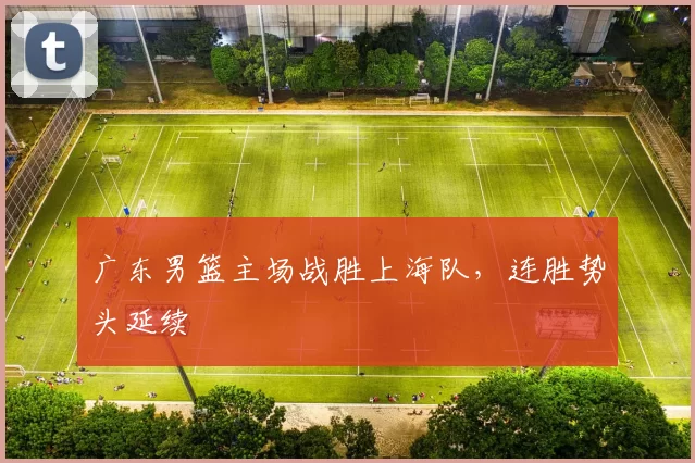 广东男篮主场战胜上海队,连胜势头延续